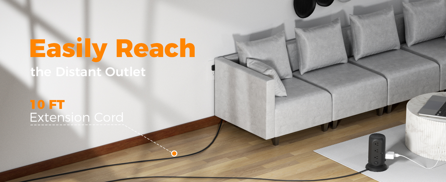 10 ft power strip