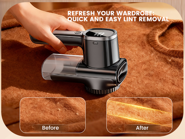 REFRESH YOUR WARDROBE: QUICK AND EASY LINT REMOVAL
