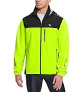 baleaf Men's Rain Jacket Waterproof Windbreaker Raincoat Running Cycling Hiking Gear Hood Lightwe...