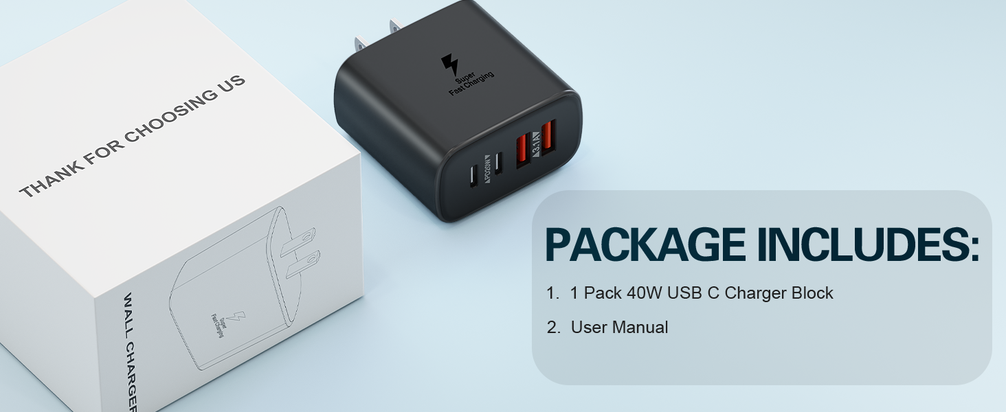 USB C Charging Block