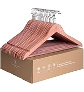 StorageWorks Coat Hanger, Cedar Wood Clothes Hanger, Natural Wood Hangers for Shirts, Jackets, Pa...