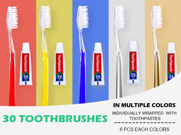 toothbrush individually wrapped