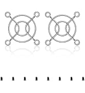 YIMATEECO 40mm Fan Grill Guard, 2 Pack CPU Case Fan Grill Protector Guard, Prevents Cable Damage ...