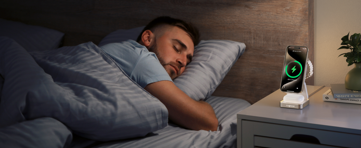 white-wireless charger