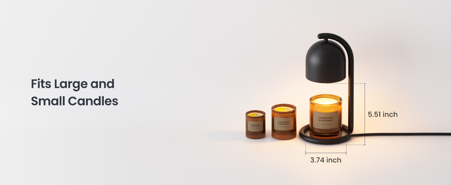 black candle warmer lamp