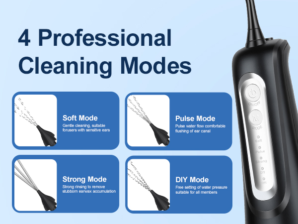 4 Professional Cleaning Modes