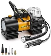 AstroAI Tire Inflator Portable Air Compressor (Up to 150 PSI) Tire Pump for Car 12V DC Digital Ai...