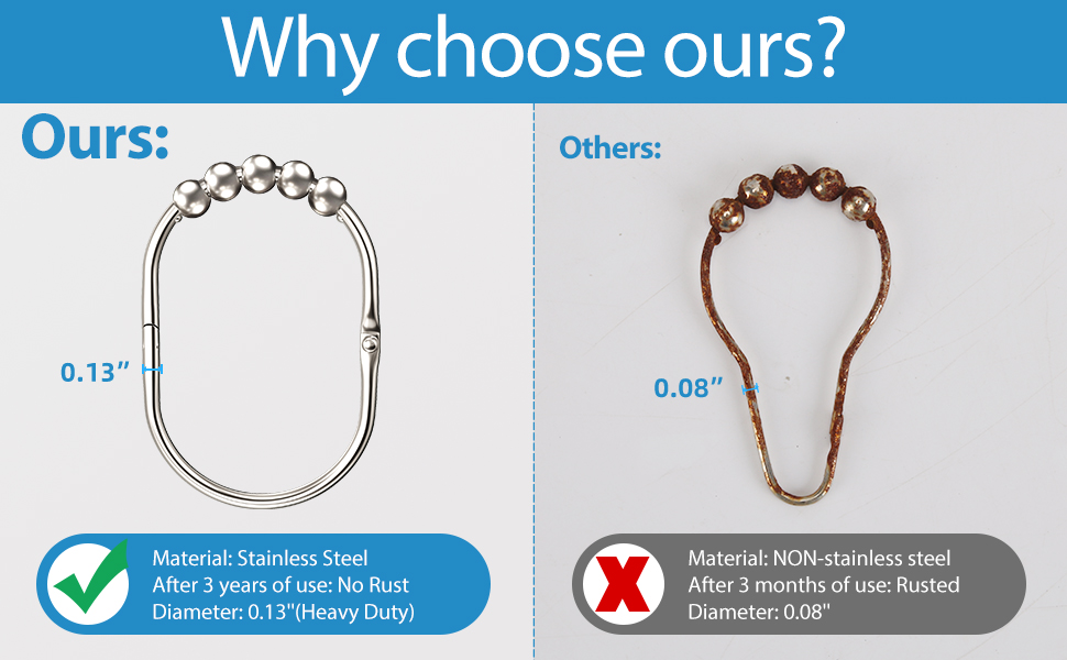 shower curtain Rings shower curtain hooks shower curtains for bathroom shower hooks curtain hooks