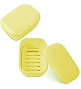 Quatish Travel Soap Holder, 2PCS Portable Soap Dish with Lid, Travel Soap Container, Soap Case fo...