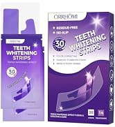 Teeth Whitening Strips, Purple Whitening Strips - 14 Treatments, Color Correction Technology, Rem...