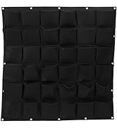 Ogrmar 36 Pockets Vertical Wall Garden Planter Plant Grow Bag for Flower Vegetable for Indoor / O...