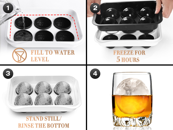 whiskey ice ball maker