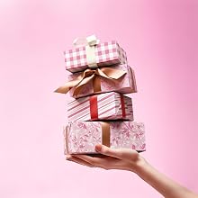 pink gift wrapping paper sheet