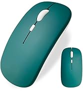 Dolrso Wireless Bluetooth Mouse for iPad/MacBook Pro/Air/Laptop/pc Rechargeable Silent Mouse Port...