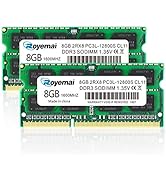 PC3L 12800S 8GB DDR3 1600 16GB Kit (2X8GB) Sodimm RAM 2Rx8 1.35V 204pin CL11 Notebook RAM Memory