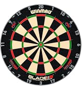 WINMAU Professional Bristle Dartboard - PDC Tournament Board with Official Tournament Specificati...