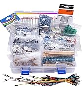 Taiss 2016PCS Electronic Component Kit Assortment,Potentiometer,Rotary Encoder,Resistor,Capacitor...