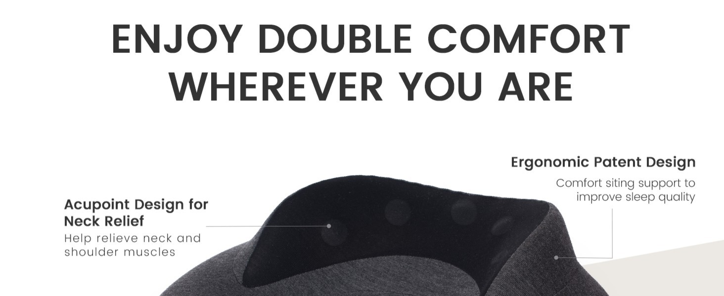 Inflatable Travel Pillow - Airplane Pillow