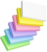 Index Cards 3x5 Inch, 300sheets, Flash Cards, Blank Colored Note Cards Paper For Studying, School...
