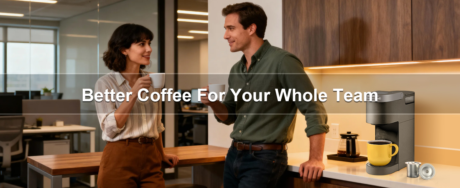 coffee pods in office