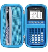 Khanka Hard Travel Case Replacement for Texas Instruments Student TI-84 Python Calculator/TI-83 P...