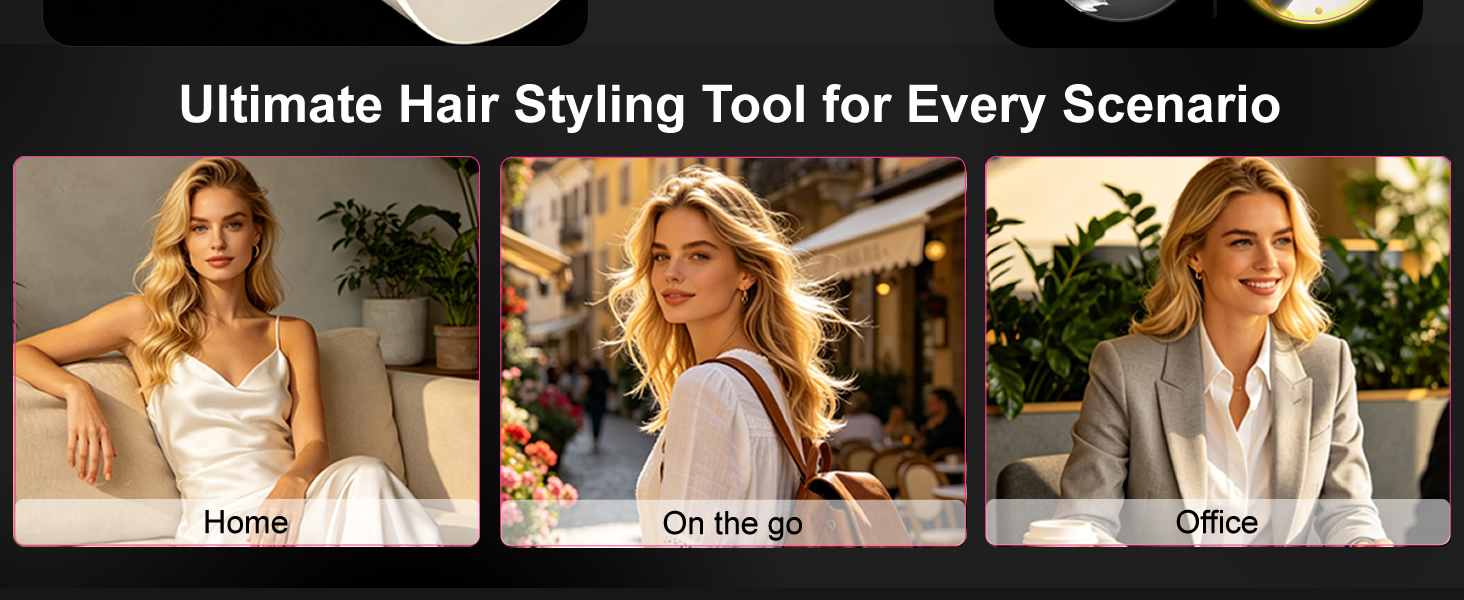 2026 Upgraded 2-in-1 Hair Straightener & Curler
