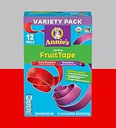 Annie's Organic Fruit Tape, Swirly Strawberry and Bendy Berry, Gluten Free, Variety Pack, 12 Roll...