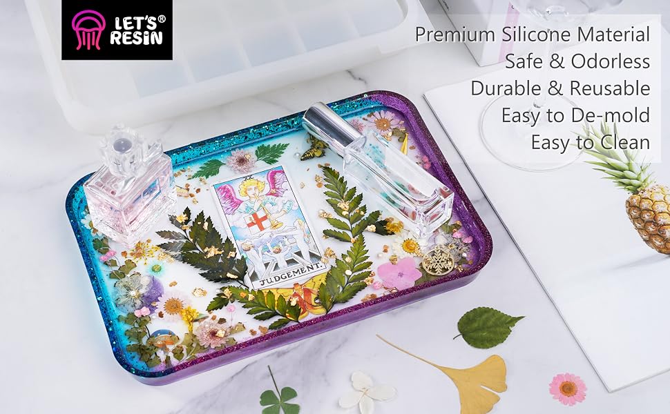 LET'S RESIN Rolling Tray Resin Molds, Epoxy Resin Molds, Resin Casting Molds