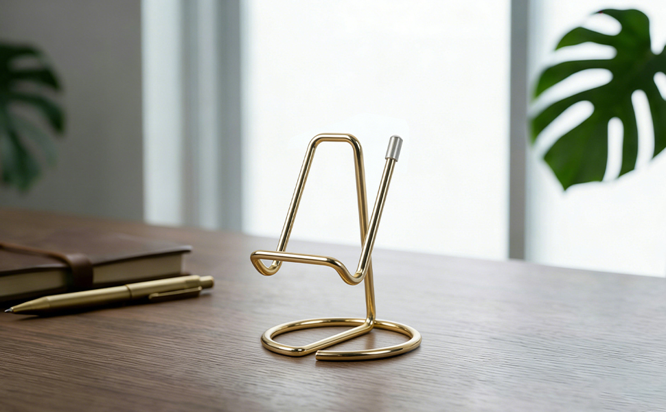 gold phone holder for office desk