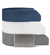 CHAOREN Mens Belt – 1.5" Nylon Webbing Belt with Quick Release Buckle - Adjustable Fit for Casual...