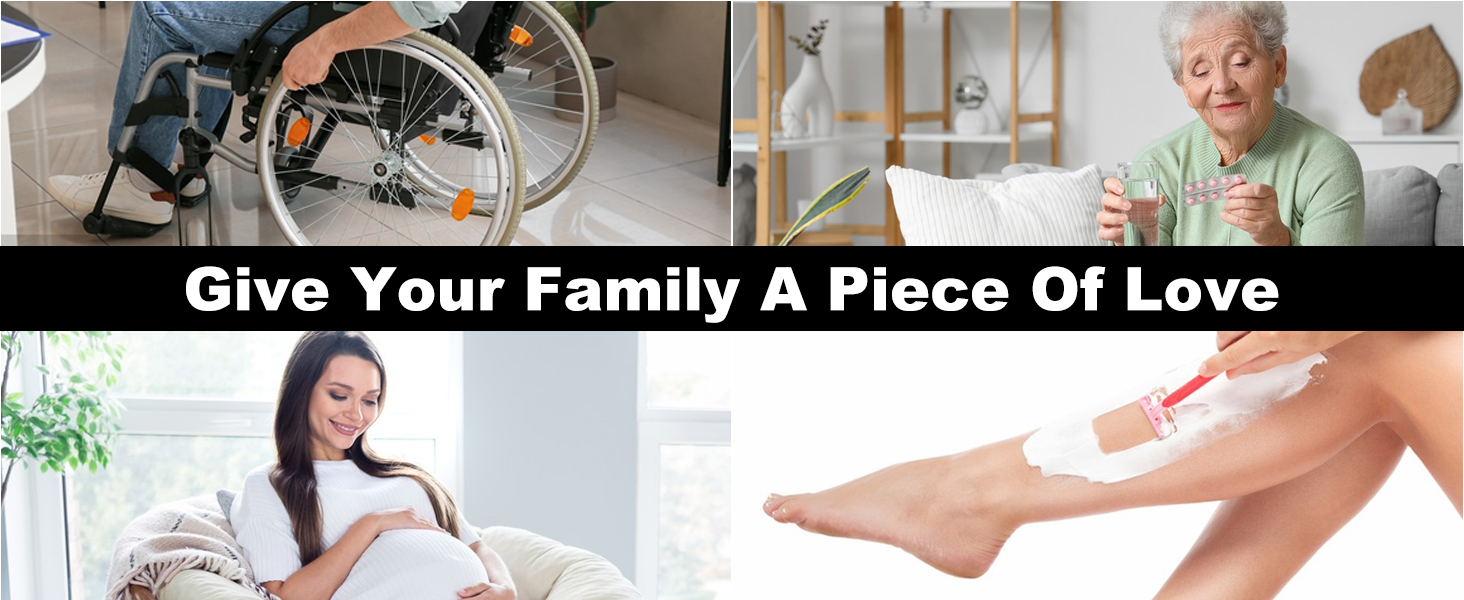 foot holder for shower shaving