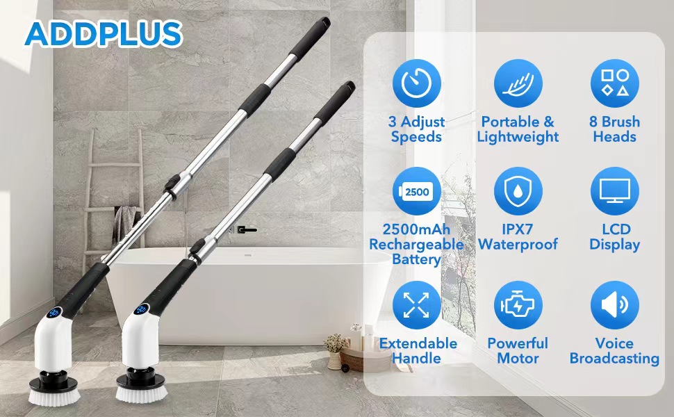 electric spin scrubber