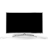 evron Super Large Corner Shelf,TV Stand Floating Shelf Wall Mounting Clear Acrylic Triangle,TV St...