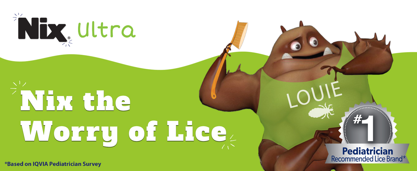 Nix Ultra kills and removes all forms of lice, including kits, eggs, larva, pupa, and adults.