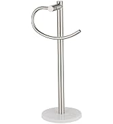 AGKXHDEC Modern Hand Towel Holder Stand, Freestanding Design with Marble Base,Good Decorating and...