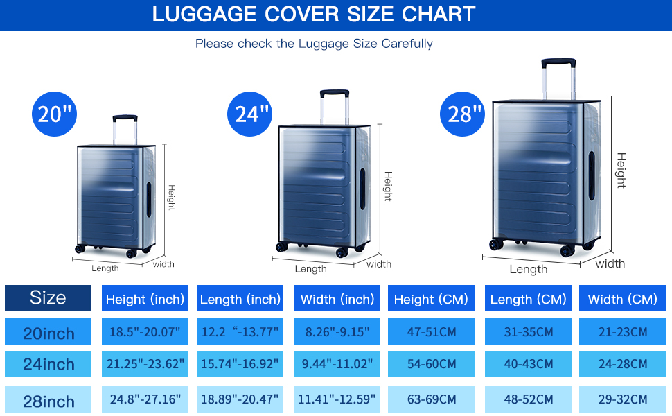 luggage covers;B0C5XHBRLQ
