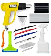 Vehicle Wrap Kit Heat Gun for Vinyl Wrap Window Film Decal, Car Paint Protection Film Kit Tinting...