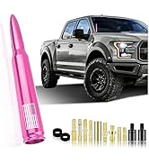 Car Bullet Antenna,Truck Exterior Decoration Accessories Car Vehicle Replacement Antenna Conpatib...