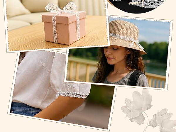 White Lace Ribbon