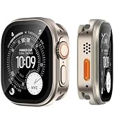 Suphart 3 in-1 Metal Cover Compatible with Apple Watch Ultra 3/2/1 Case 49mm for Women Men, Ultra...