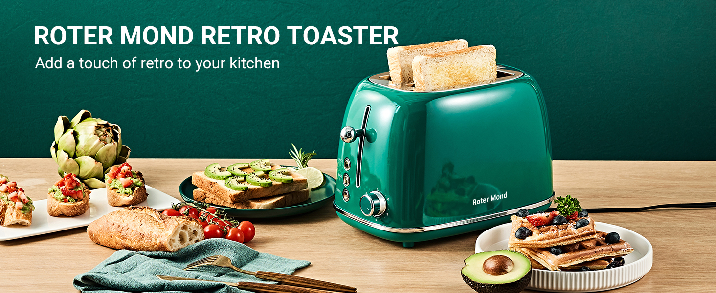 ROTER MOND 2 SLICE TOASTER