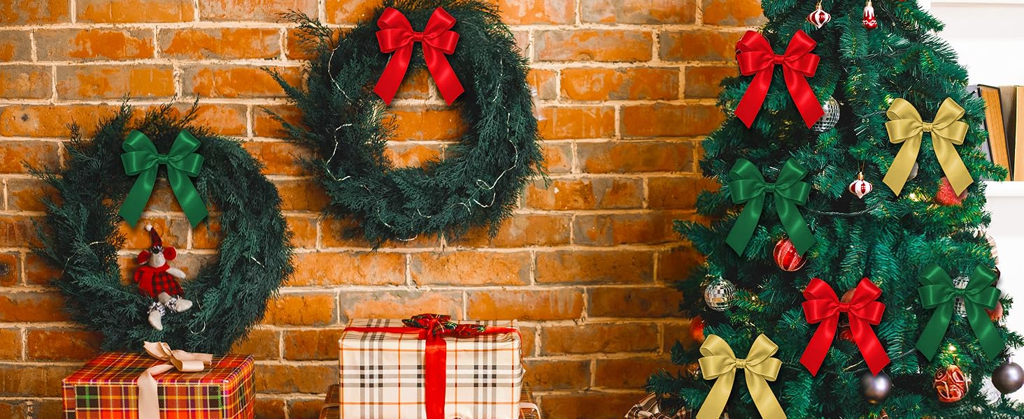 christmas ribbon wired