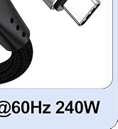 Thunderbolt 5 Cable 3.3Ft with 80Gbps Data Transfer Up to 120Gbps Bandwidth for Dual 8K/6K Video,...