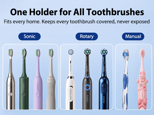 toothbrush holders wall mounted