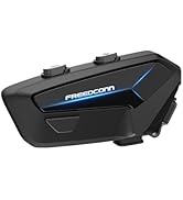 FreedConn FX Plus Motorcycle Helmet Bluetooth Headset, Auto-Join Mesh Network, 16 Riders Intercom...