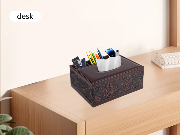 PU Leather Tissue Box Cover