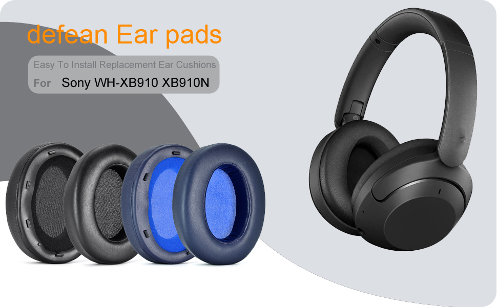 Replacement Sony WH-XB910 XB910N Ear pads