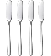 YONPOW Silver Butter Knife-4pcs