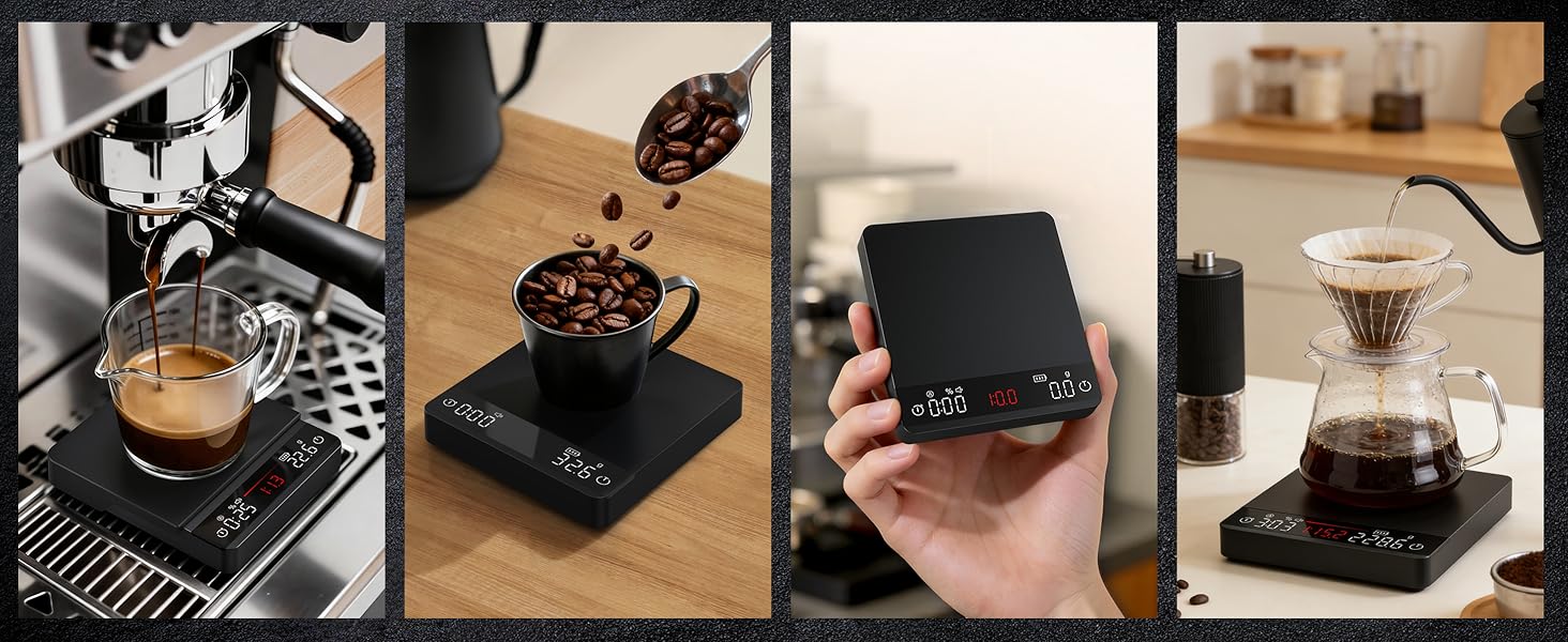 Multi-purpose coffee scale