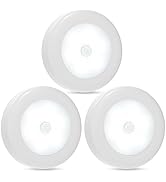 Motion Sensor Light Indoor, Cordless Battery Operated LED Step Night Light Wall Light Stick on Ma...
